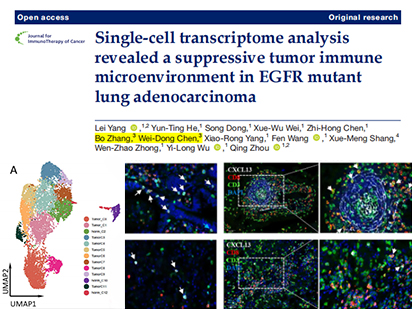 【IF=13.751】广东省人民医院肺癌研究所团队与烈冰合作解析EGFR突变型肺腺癌免疫微环境